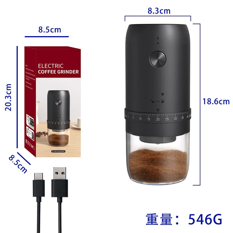 Brewin 1800mAh Rechargeable Electric Coffee Bean Grinder