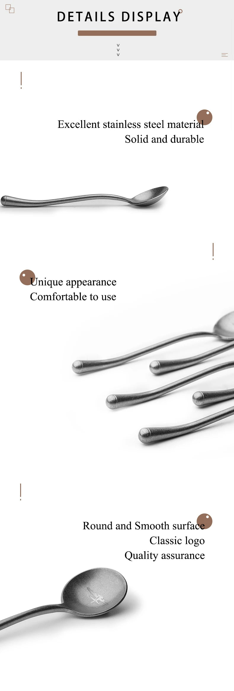 Brewin Stainless Steel Coffee Stirring Spoon – Portable Barista Coffee Tool