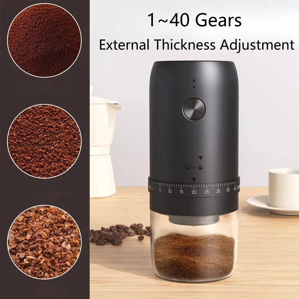 Brewin 1800mAh Rechargeable Electric Coffee Bean Grinder