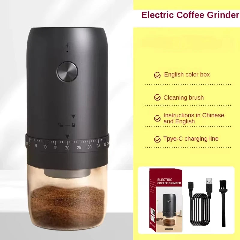 Brewin 1800mAh Rechargeable Electric Coffee Bean Grinder