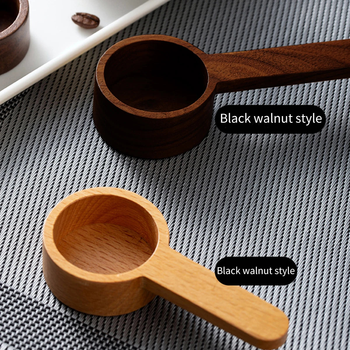 Brewin Walnut Coffee Scoop – Solid Wood Gram & Powder Measuring Spoon