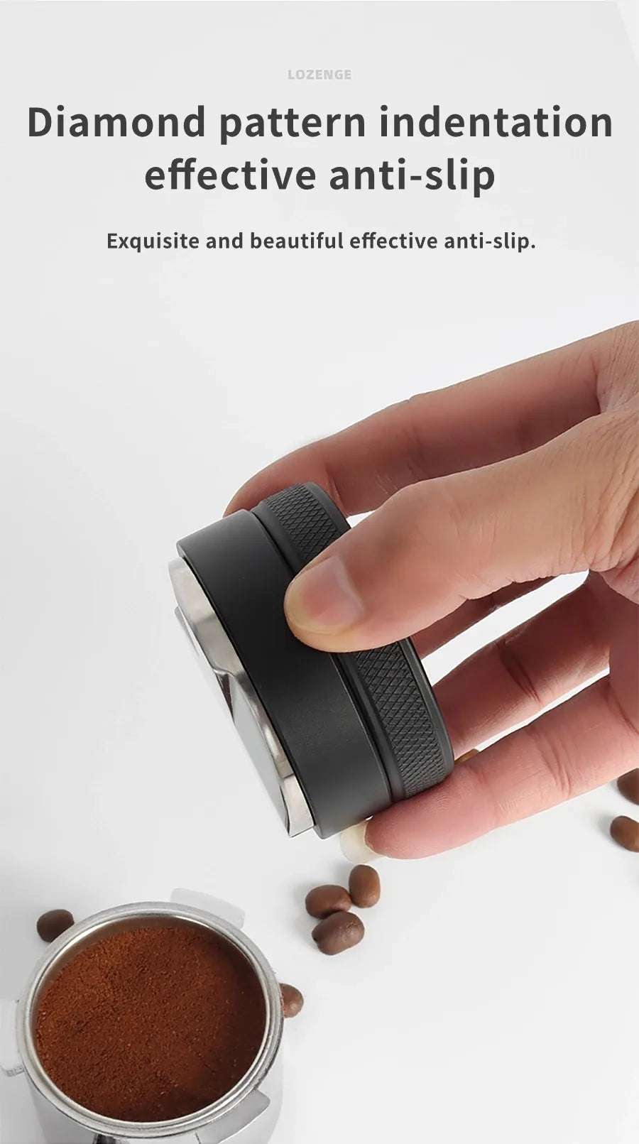 Brewin Adjustable Coffee Distributor – 3-Angle Espresso Leveler for 51/53/58mm Portafilter