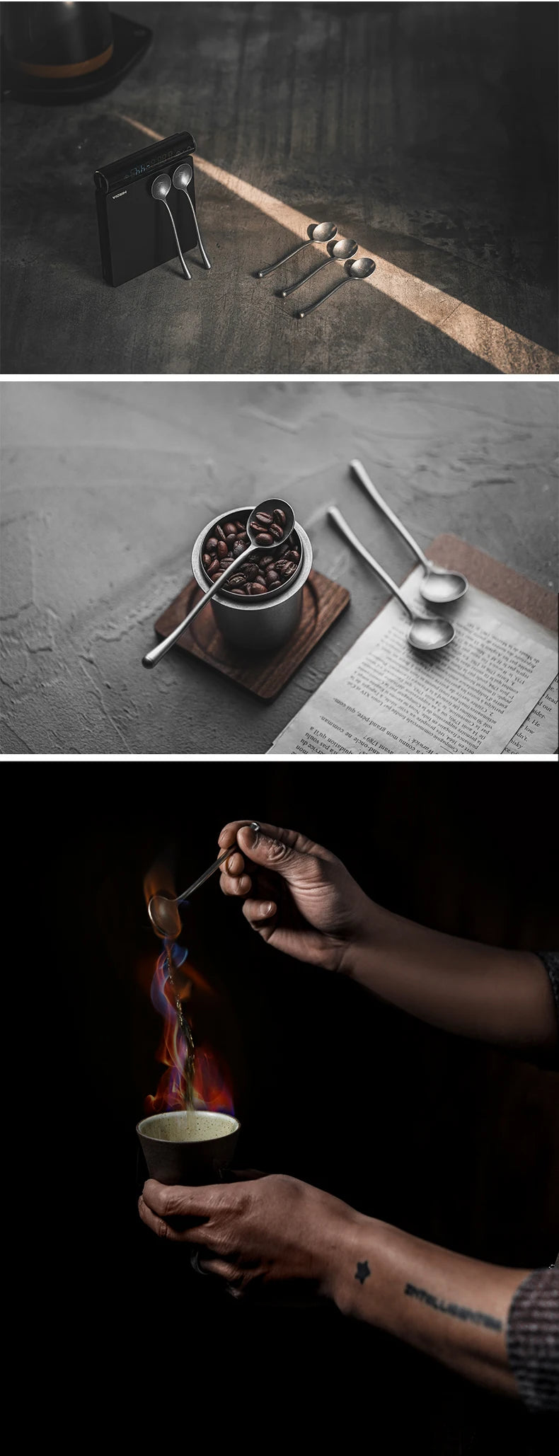 Brewin Stainless Steel Coffee Stirring Spoon – Portable Barista Coffee Tool