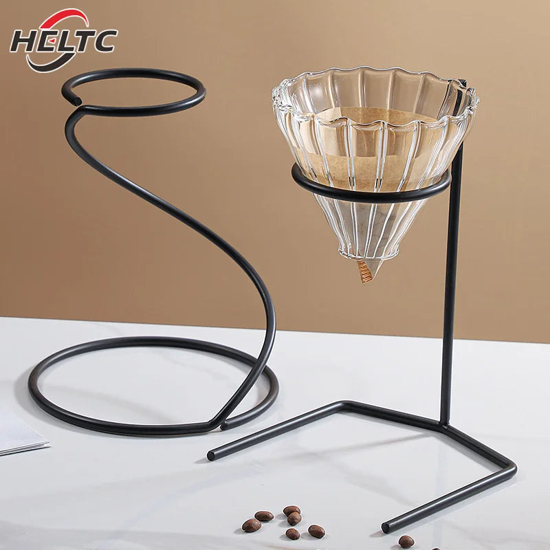 Brewin Pour Over Coffee Rack – Elegant Iron Drip Stand for Hand Brewing