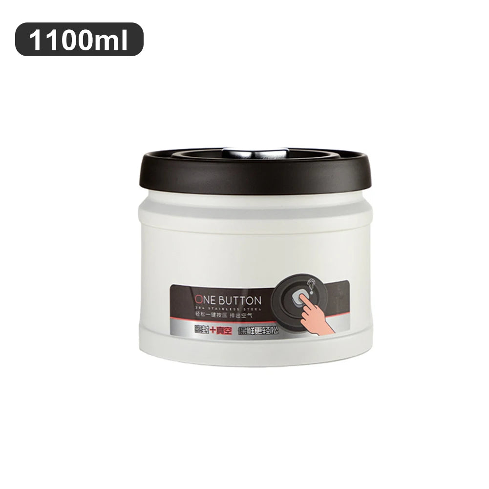 Stainless Steel Vacuum Coffee Canister