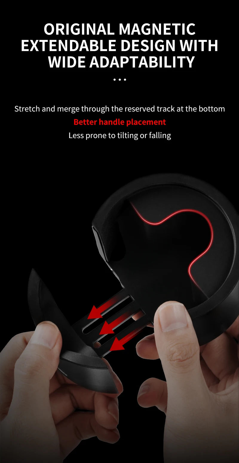 Brewin Adjustable 51/53/58mm Portafilter Holder – Aluminium Alloy Tamping Station for Espresso Coffee