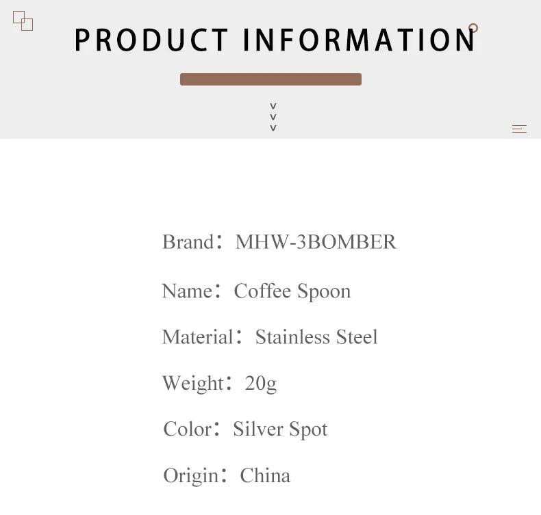 Brewin Stainless Steel Coffee Stirring Spoon – Portable Barista Coffee Tool