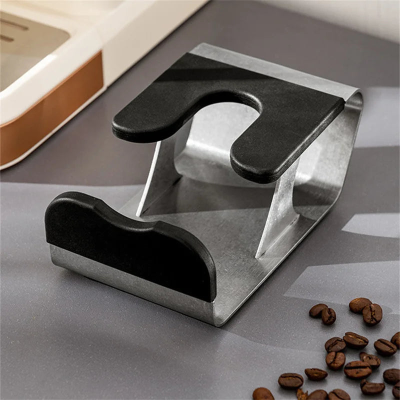 Brewin Universal Coffee Portafilter Stand – Anti-Slip Weighing Bracket & Tamper Holder for Precise Espresso Brewing