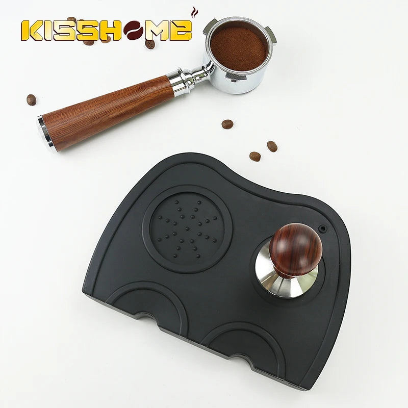 Brewin Espresso Tamper Mat – Non-Slip Silicone Station for 51/54/58mm Portafilters