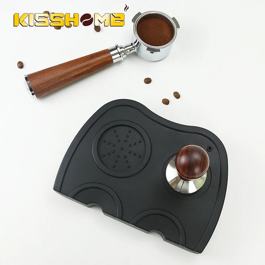 Brewin Espresso Tamper Mat – Non-Slip Silicone Station for 51/54/58mm Portafilters