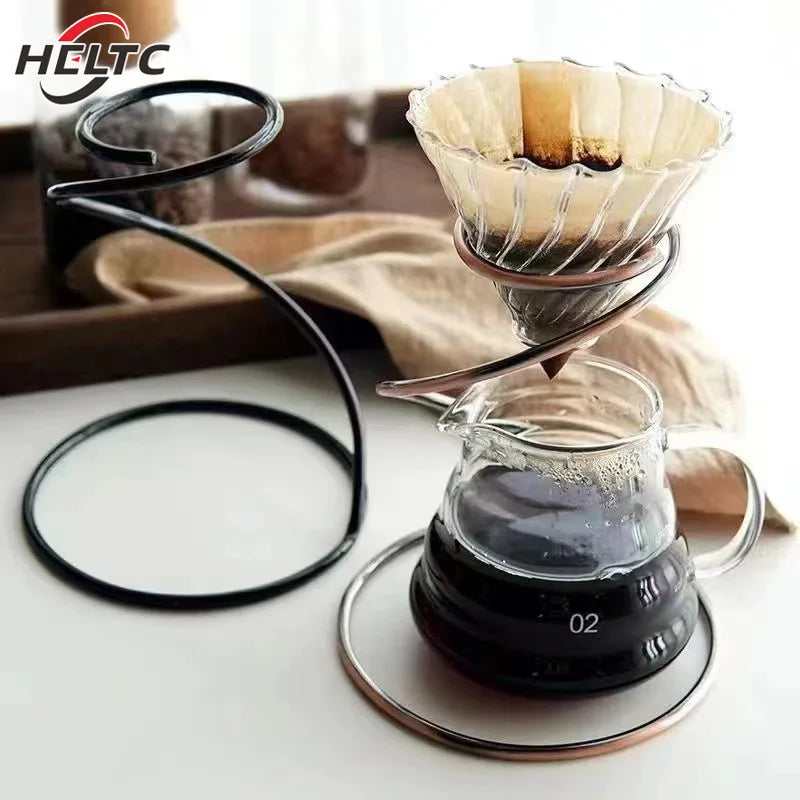Brewin Pour Over Coffee Rack – Elegant Iron Drip Stand for Hand Brewing