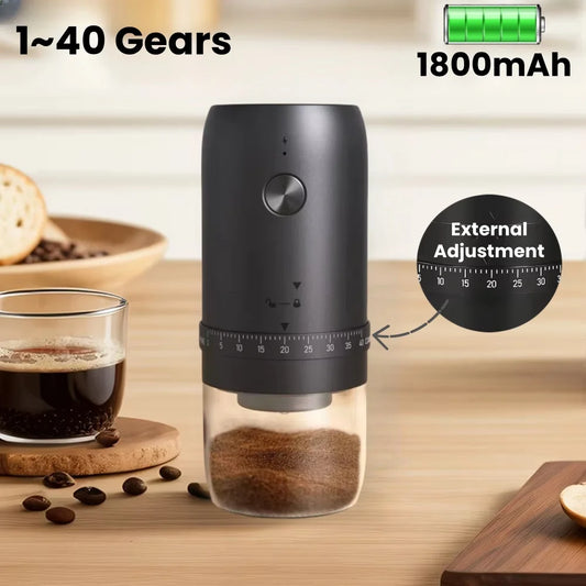 Brewin 1800mAh Rechargeable Electric Coffee Bean Grinder