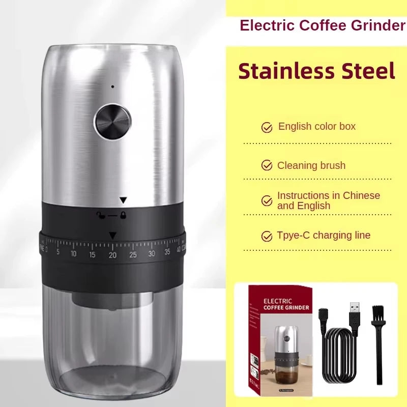 Brewin 1800mAh Rechargeable Electric Coffee Bean Grinder