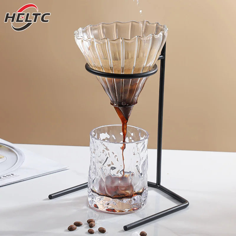 Brewin Pour Over Coffee Rack – Elegant Iron Drip Stand for Hand Brewing