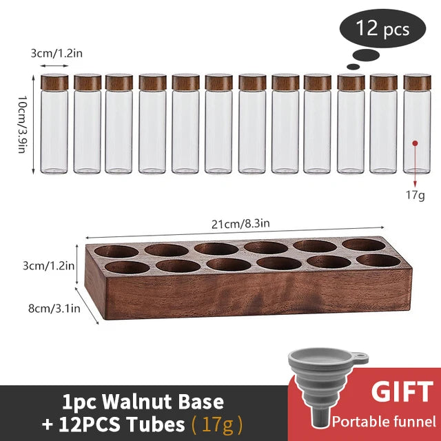 Coffee Beans Storage Container Tube Display Rack