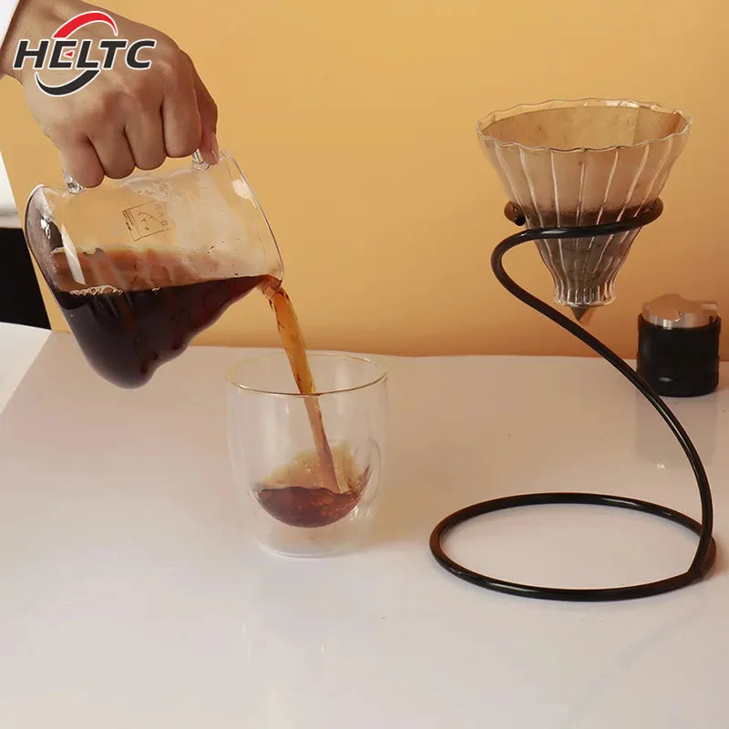 Brewin Pour Over Coffee Rack – Elegant Iron Drip Stand for Hand Brewing