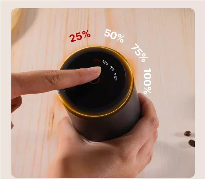 1500mAh Brewin Portable Electric Coffee Grinder with Type-C Charging