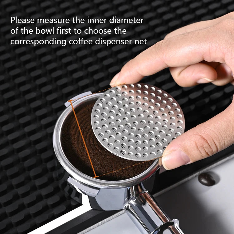 Brewin Reusable Coffee Puck Screen – 51/53/58mm 304 Stainless Steel Double Layer Espresso Filter