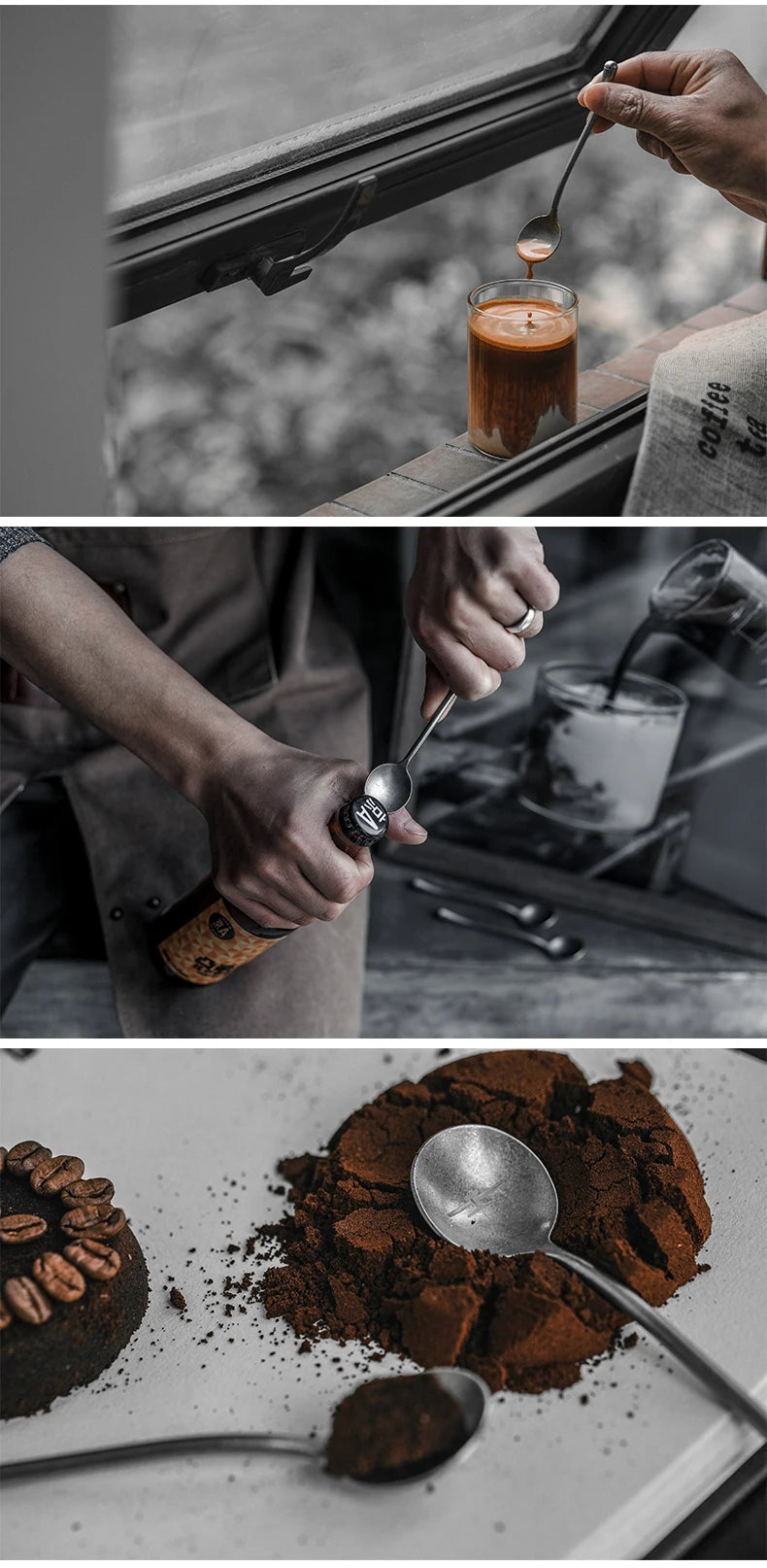 Brewin Stainless Steel Coffee Stirring Spoon – Portable Barista Coffee Tool