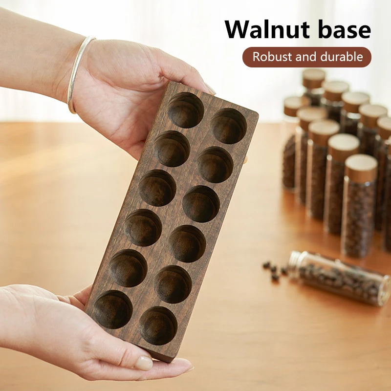 Coffee Beans Storage Container Tube Display Rack
