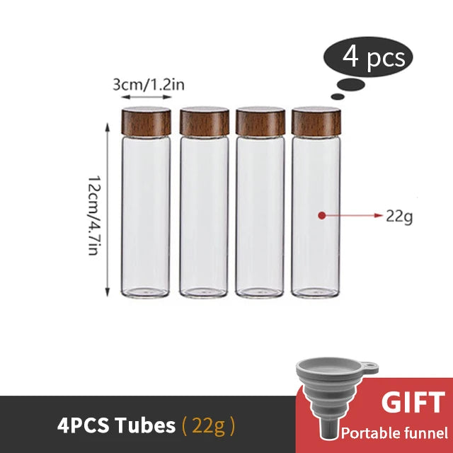Coffee Beans Storage Container Tube Display Rack