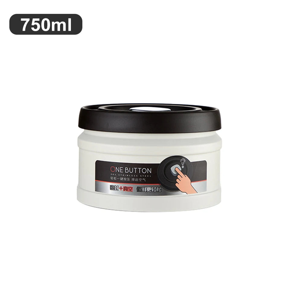 Stainless Steel Vacuum Coffee Canister