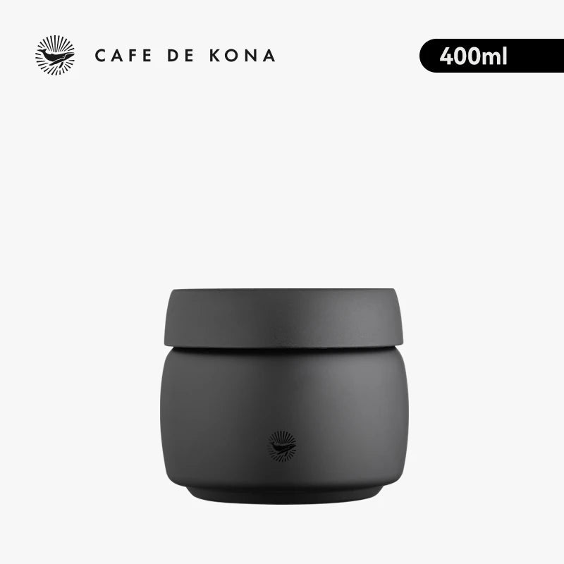CAFEDE KONA Stainless Steel Sealed Tank Stainless Steel Vacuum Sealed Canisters For Coffee Beans,Tea, Kitchen Storage Containers