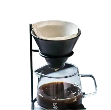 Brewin Pour Over Coffee Rack – Elegant Iron Drip Stand for Hand Brewing